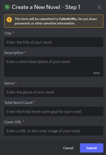 Create a novel
